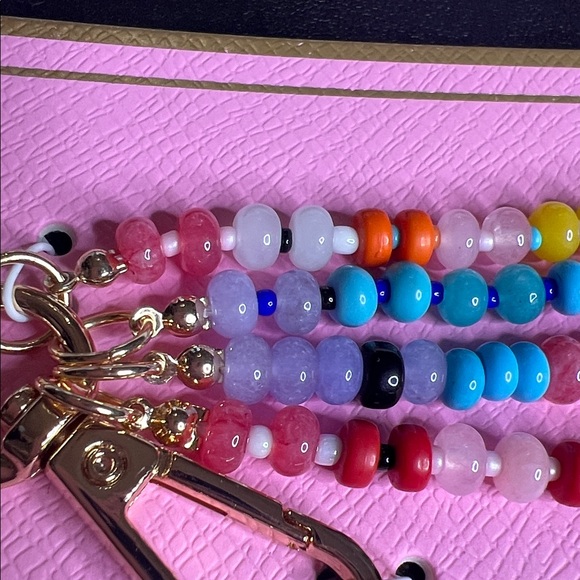 Piper K | Boho Turquoise Genuine Stones Heart Bag Charm - Picture 6 of 9